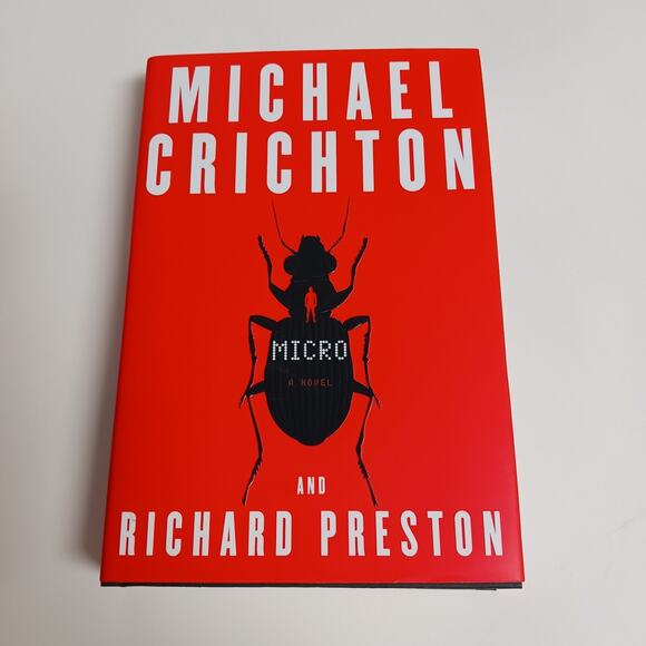 Micro by Michael Crichton & Richard Preston Technology Thriller Suspense Novel - Picture 1 of 7